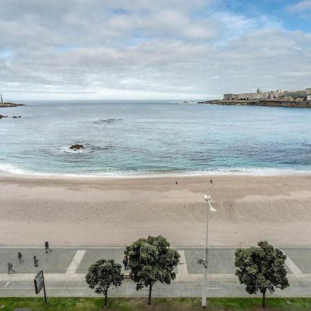 Apartamento En Primera Linea De Playa Riazor A Coruña Buitenkant foto