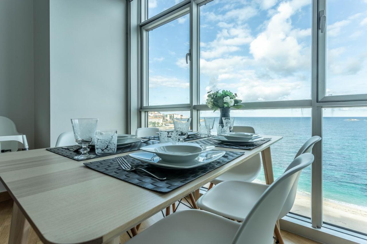 Apartamento En Primera Linea De Playa Riazor A Coruña Buitenkant foto